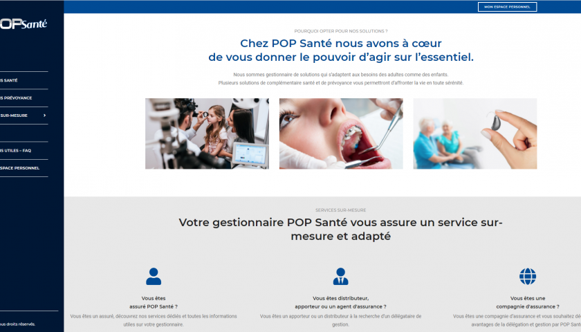 pop santé site internet